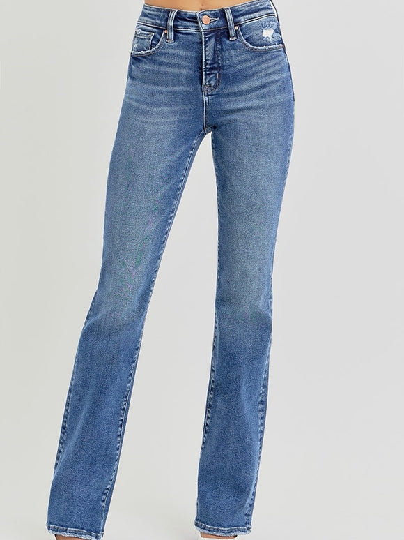 Risen: Tummy Control Straight Jeans