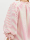 Spring Pink Striped Dress