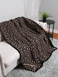 Better than Dreams Blanket - Coffee/Black Leopard