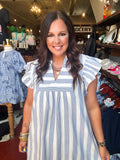 Livi Blue Stripe Dress