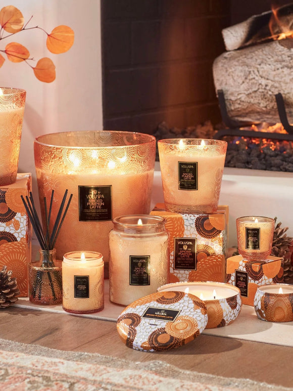 Voluspa: Spiced Pumpkin Latte Large Jar Candle