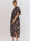 Klein Neutral Florals Dress