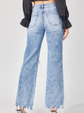 Risen: Acid Wash Wide Leg Jeans