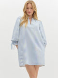 Baby Blue Striped Dress