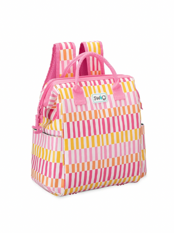 Swig Packi Backpack Cooler - Sherbet Stripe