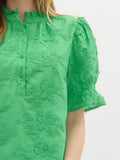 Key Lime Embroidered Top