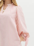 Spring Pink Striped Dress