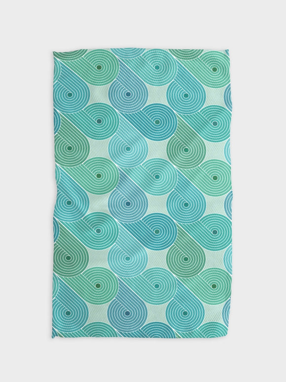 Geometry Tea Towel: Rolling Winds