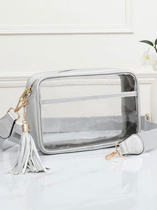 Clear Camera Bag - Silver