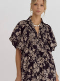 Klein Neutral Florals Dress