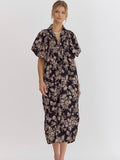 Klein Neutral Florals Dress