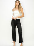 Risen: Crop Relaxed Straight Jeans