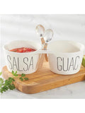 Mud Pie: Salsa and Guac Double Dip Set