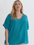 Hunter Top - Turquoise