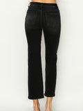 Risen: Crop Relaxed Straight Jeans