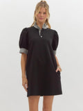 Preppy Polo Knit Dress