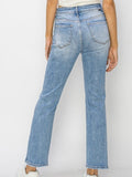 Risen: Ankle Slim Straight Jeans