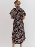 Klein Neutral Florals Dress