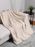 Better than Dreams Blanket - Beige & White Leopard