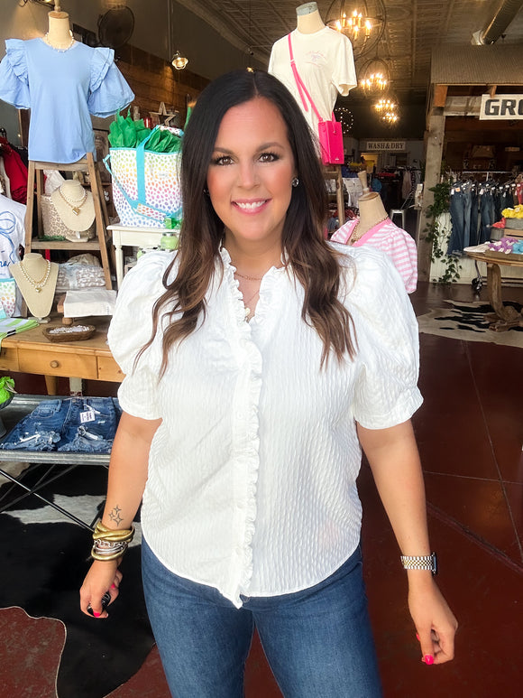 Brooklyn Top - White