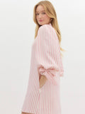 Spring Pink Striped Dress