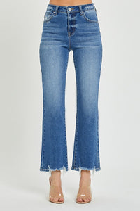 Risen: Relaxed Ankle Straight Jeans