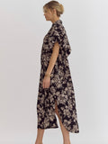 Klein Neutral Florals Dress