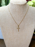 Bling Cross Necklace