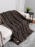 Better than Dreams Blanket - Coffee/Black Leopard