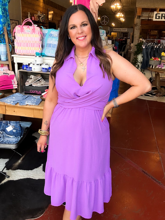 Orchid Midi Dress