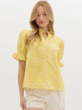 Limoncello Embroidered Top