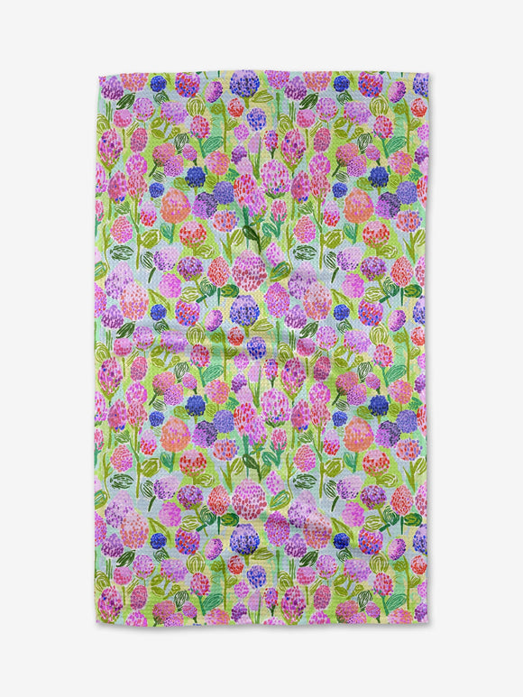 Geometry Tea Towel: Spring Clovers