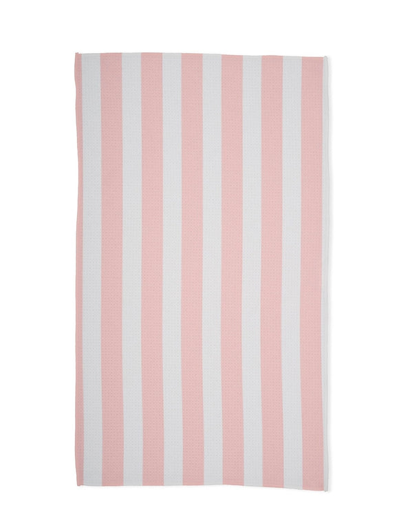 Geometry Tea Towel: Summer Bold Pink