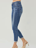 Risen: Relaxed Roll Up Skinny Jeans