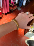 Gold Plated Stretch Bangle