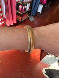 Gold Plated Stretch Bangle