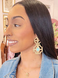 Treasure Jewels: Stacey Earrings - Turquoise