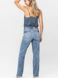 Judy Blue: Mid Rise Dad Jeans