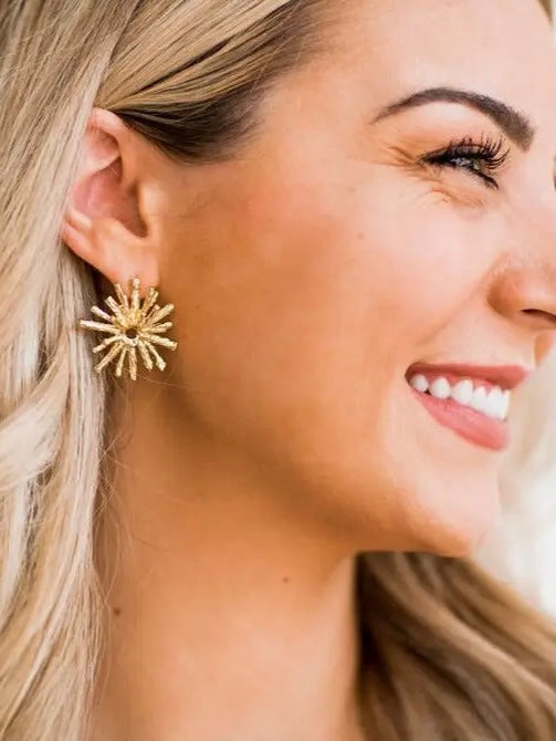 Sierra Earrings - Gold