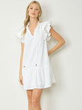 Collins Dress - White