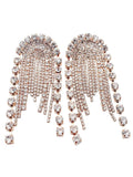 Chandelier Crystal Earrings - Gold