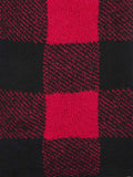 Chenille Check Blanket - Red